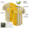 Custom White Yellow 3D Pattern Design Champion Trophy Authentic Baseball Jersey