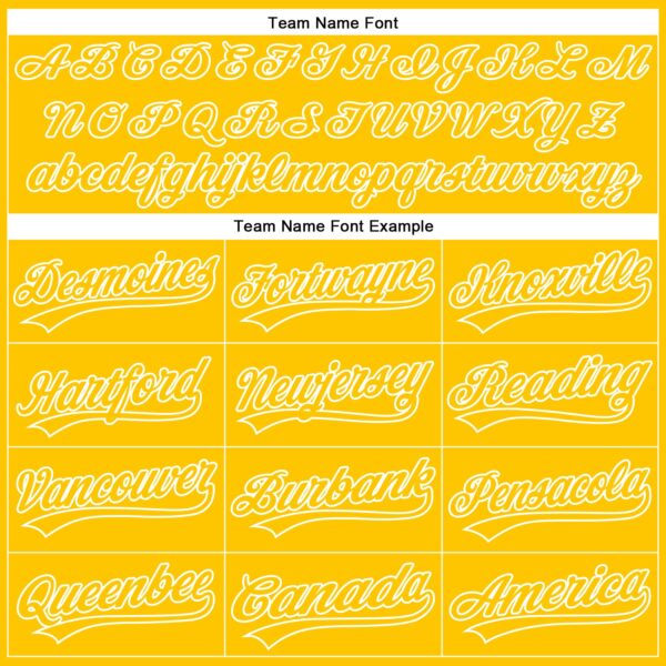 Custom White Yellow 3D Pattern Design Champion Trophy Authentic Baseball Jersey