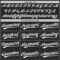 Custom Black White 3D Pattern Design Black History Month Authentic Baseball Jersey