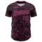 Custom Black Pink 3D Love Valentine's Day Authentic Baseball Jersey