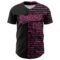 Custom Black Pink 3D Love Valentine's Day Authentic Baseball Jersey