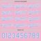 Custom Light Pink Light Blue-White 3D Love Heart Valentine's Day Authentic Baseball Jersey