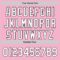 Custom Light Pink White-Black 3D Love Heart Valentine's Day Authentic Baseball Jersey