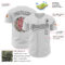 Custom White Black 3D Love Valentine's Day Authentic Baseball Jersey