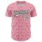 Custom Light Pink White-Black 3D Love Heart Valentine's Day Authentic Baseball Jersey