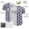 Custom White Black-Navy 3D Colorectal Cancer Ribbon Authentic Baseball Jersey