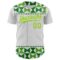 Custom White Neon Green 3D Gallbladder And Bile Duct Cancer Ribbon Authentic Baseball Jersey