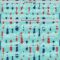 Custom Ice Blue White 3D Pattern Design Father's Day Tie Authentic Baseball Jersey
