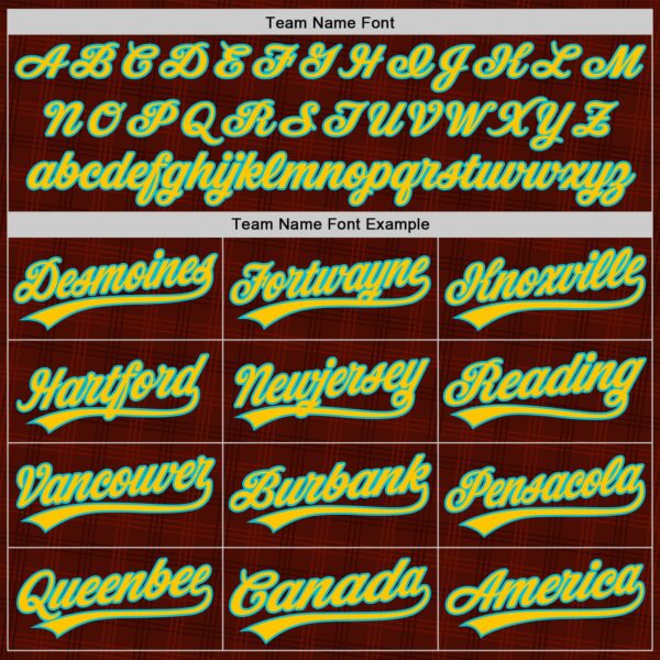 Custom Brown Yellow-Lakes Blue 3D Pattern Design Father's Day King Crown Authentic Baseball Jersey