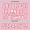 Custom Light Pink White-Red 3D Pattern Design Mother's Day Family Love Authentic Baseball Jersey