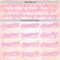 Custom Cream White-Pink 3D Pattern Design Mother's Day Family Love Authentic Baseball Jersey