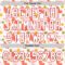 Custom White Red 3D Pattern Design Mother's Day Love Authentic Baseball Jersey