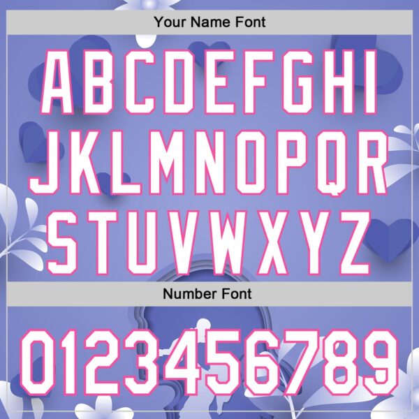 Custom Light Purple White-Pink 3D Pattern Design Mother's Day Family Love Authentic Baseball Jersey