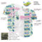 Custom White Pink 3D Pattern Design Mother's Day Flower Authentic Baseball Jersey