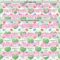Custom Green White-Pink 3D Pattern Design Mother's Day Love Authentic Baseball Jersey