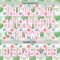 Custom Green White-Pink 3D Pattern Design Mother's Day Love Authentic Baseball Jersey