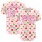 Custom Light Pink White-Pink 3D Pattern Design Mother's Day Flower Authentic Baseball Jersey
