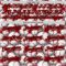 Custom Red Black-White Comic Doodle Ballgame 3D Pattern Design Authentic Baseball Jersey