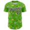 Custom Aurora Green Black-White Comic Doodle Ballgame 3D Pattern Design Authentic Baseball Jersey