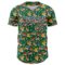 Custom Kelly Green Black-White Comic Doodle Ballgame 3D Pattern Design Authentic Baseball Jersey