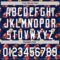 Custom Navy White Comic Doodle Ballgame 3D Pattern Design Authentic Baseball Jersey
