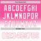 Custom Pink White-Neon Pink 3D Pattern Design Gradient Mother's Day Family Love Authentic Baseball Jersey