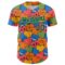 Custom White Royal-Neon Green 3D Pattern Design Funny Cartoon Heart Authentic Baseball Jersey