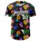 Custom Black White 3D Pattern Design Funny Cartoon Emoji Face Authentic Baseball Jersey