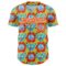 Custom Neon Yellow Orange-White 3D Pattern Design Funny Cartoon Flower And Heart Authentic Baseball Jersey
