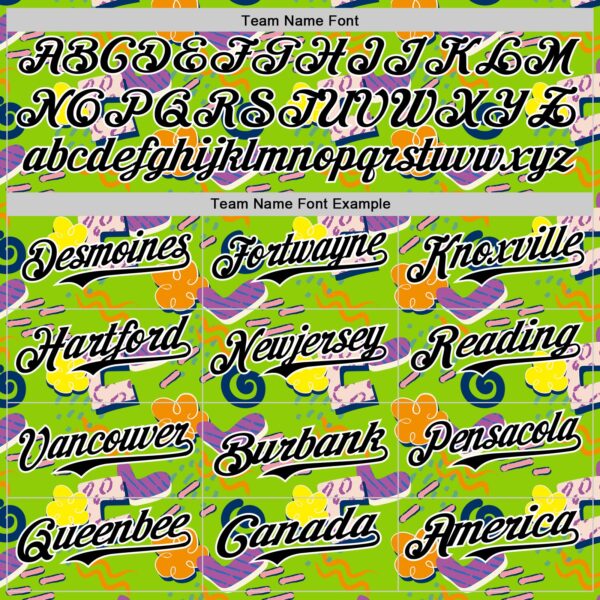 Custom Neon Green Black-White 3D Pattern Design Funny Cartoon Cloud Rain Authentic Baseball Jersey