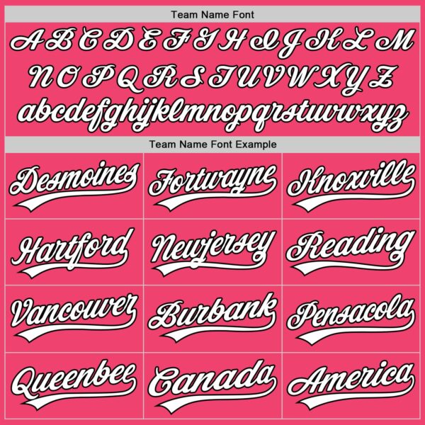 Custom Neon Pink White-Blue 3D Pattern Design Father's Day Family Love Authentic Baseball Jersey