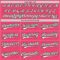 Custom Neon Pink White-Blue 3D Pattern Design Father's Day Family Love Authentic Baseball Jersey