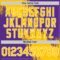 Custom Yellow Purple-White 3D Pattern Design Abstract Brush Stroke Authentic Baseball Jersey
