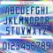 Custom White Royal 3D Pattern Design Rave Psychedelic Holographic Vaporwave Style Authentic Baseball Jersey