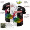Custom Black White-Red 3D Pattern Design Liquid Splatter Authentic Baseball Jersey