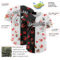 Custom Black White 3D Pattern Design Retro Pixel Arcade Game Authentic Baseball Jersey