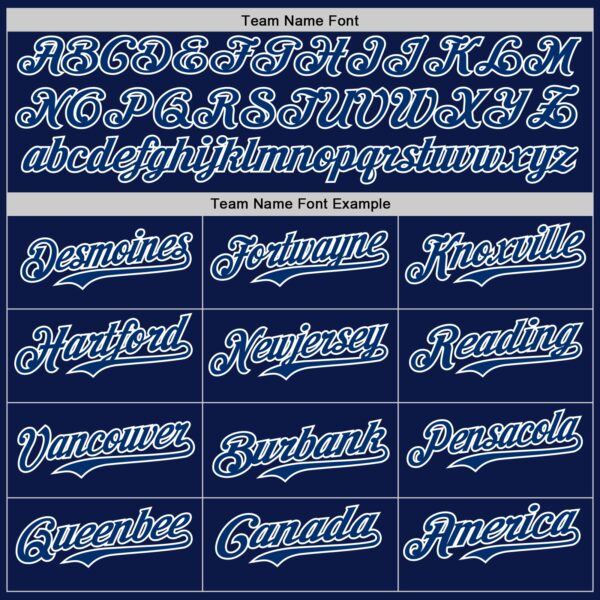 Custom Navy US Navy Blue-White 3D Pattern Design Patriotic American Spirit President's Day Authentic Baseball Jersey