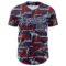 Custom Navy White 3D Pattern Design Patriotic American Spirit Rodeo Cowboy Authentic Baseball Jersey