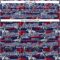 Custom Navy White 3D Pattern Design Patriotic American Spirit Rodeo Cowboy Authentic Baseball Jersey