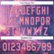 Custom Purple Medium Pink 3D Pattern Design Outer Space Authentic Baseball Jersey