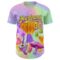 Custom Purple Neon Yellow 3D Pattern Design Trippy Psychedelic Magic Mushrooms Authentic Baseball Jersey