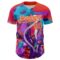 Custom Red Orange Purple-White 3D Pattern Design Trippy Psychedelic Magic Mushrooms Authentic Baseball Jersey