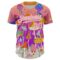 Custom Pink Medium Pink Purple-White 3D Pattern Design Trippy Magic Mushrooms Hippie Authentic Baseball Jersey