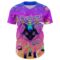 Custom Purple White 3D Pattern Design Trippy Magic Mushrooms Devil Authentic Baseball Jersey
