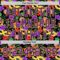Custom Black Purple-Gold 3D Pattern Design Mardi Gras Shrove Tuesday Authentic Baseball Jersey