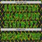 Custom Black Grass Green-Yellow 3D Pattern Design Mardi Gras Shrove Tuesday Authentic Baseball Jersey