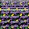 Custom Black Purple-White 3D Pattern Design Mardi Gras Shrove Tuesday Authentic Baseball Jersey