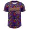 Custom Purple Gold 3D Pattern Design Mardi Gras Shrove Tuesday Authentic Baseball Jersey