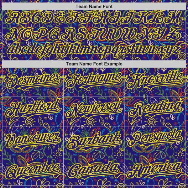 Custom Dark Purple Light Yellow 3D Pattern Design Mardi Gras Shrove Tuesday Authentic Baseball Jersey