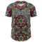 Custom Green Black-White 3D Pattern Design Burner Costumes Geometric Shape Authentic Baseball Jersey